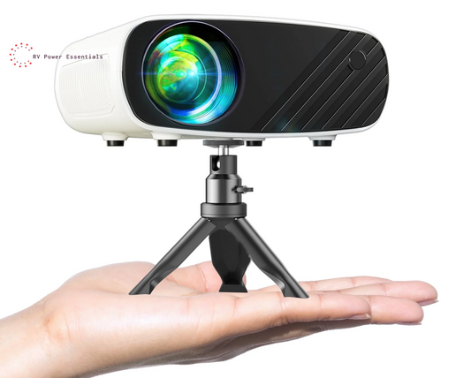 ARTSEA Mini Projector – Portable 4K & 1080P HD Smart Projector with Tripod, WiFi, HiFi Speakers & Carrying Case | Works with iOS, Android, Windows, HDMI, USB, AV