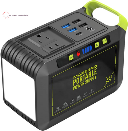 MARBERO Portable Power Station 88Wh - Compact Solar Generator for Outdoor, RV, and Emergency Use - RVPowerEssentials.com 