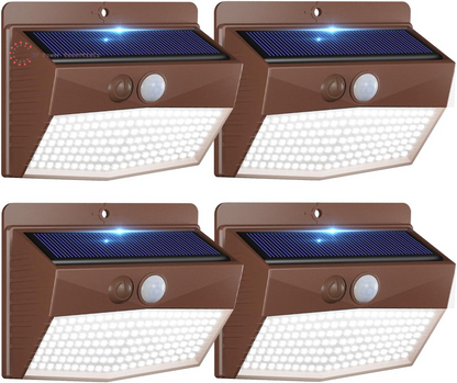 6-Pack Solar-Powered Motion Lights | Rugged, Waterproof Outdoor Lighting for RVs, Campsites, Decks & Gardens | 3 Lighting Modes for Safety and Adventure