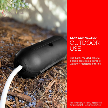 UltraPro Weatherproof Extension Cord Cover | Secure Outdoor Power Connections for RVs, Campsites, and Holiday Lighting | Durable & Leak-Resistant