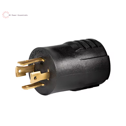 30 Amp Generator to RV Power Adapter,4-Prong 125/250V Male Locking Plug to Run 30A RV Camper Trailer - NEMA L14-30P to TT-30R RV Extension Cord,30 Amp 125V RV Outlet,STW10/3,12-inch