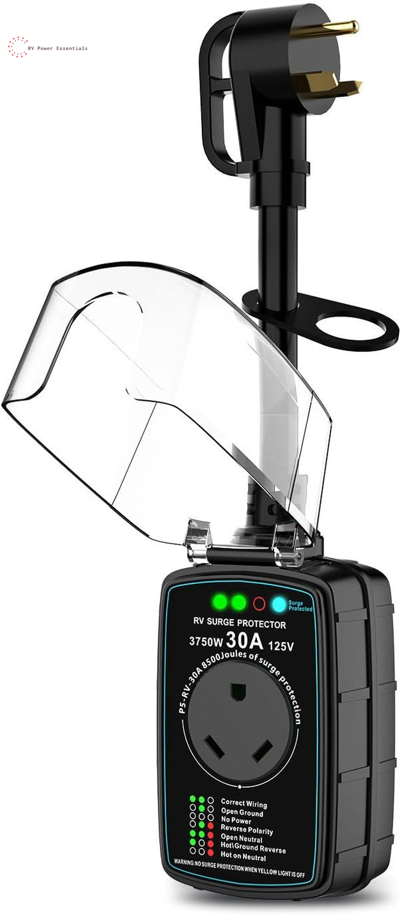 RV Surge Protector 30A or 50A with LED Circuit Analyzer — Bluetooth Smart App Option