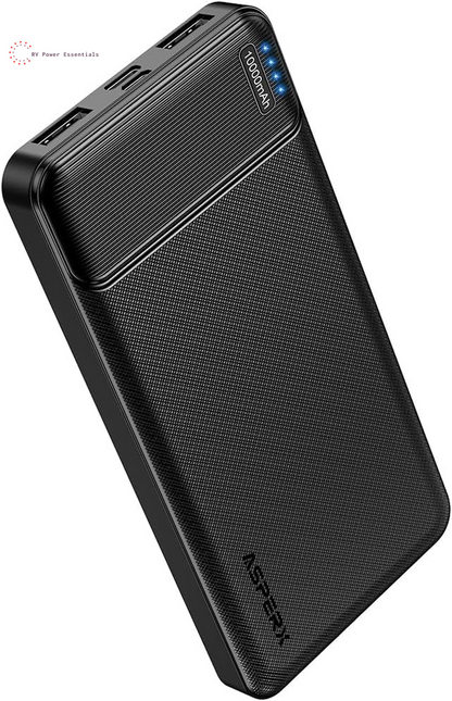 Asperx 2-Pack 10000Mah USB C Output Portable Charger Power Bank Fast Charging, Portable Phone Charger External Battery Pack for Iphone, Samsung, Google LG and Heated Vest