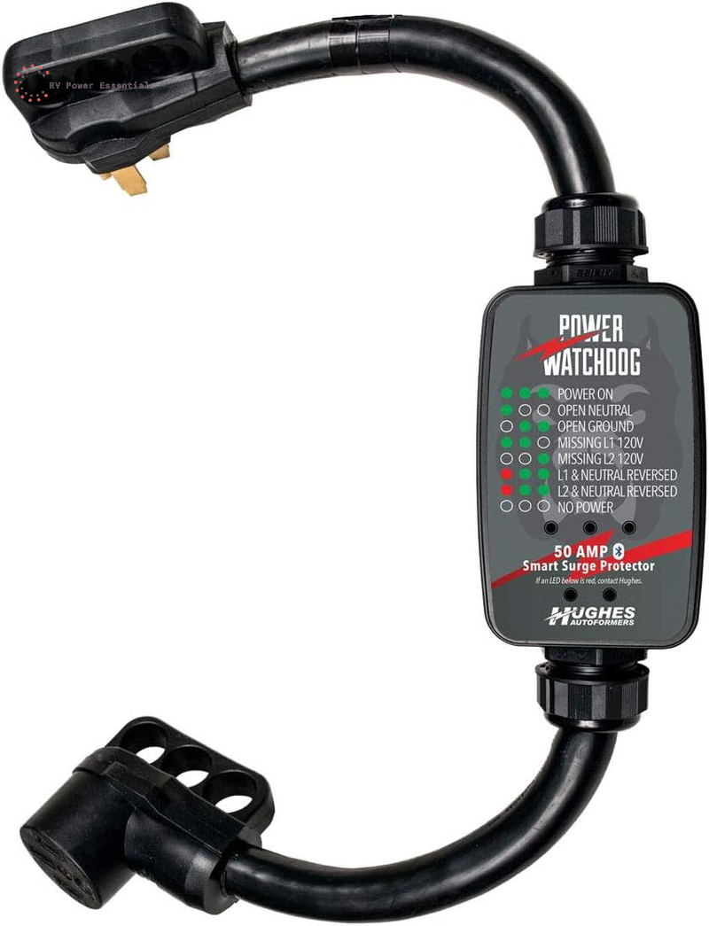 Power Watchdog PWD30, Bluetooth Surge Protector, 30 Amp, Portable, 14 Inch