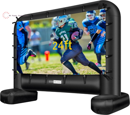 VIVOHOME 16FT Inflatable Outdoor Movie Screen – Mega Blow-Up Projector Screen with Carry Bag