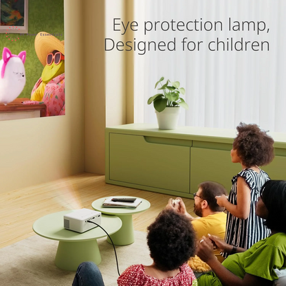 Yoton YT Mini Projector – 1080P Full HD, WiFi & Bluetooth, Portable LCD Home Theater