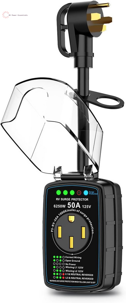 RV Surge Protector 30A or 50A with LED Circuit Analyzer — Bluetooth Smart App Option