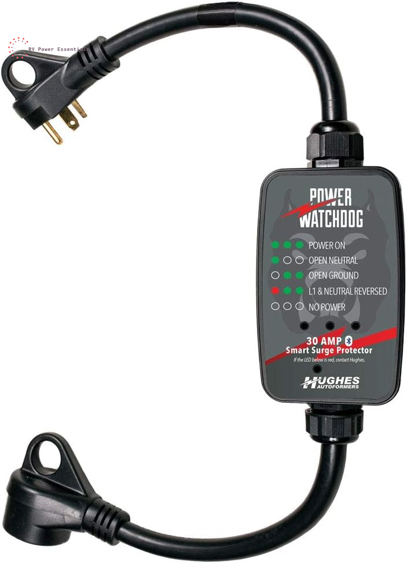 Power Watchdog PWD30, Bluetooth Surge Protector, 30 Amp, Portable, 14 Inch