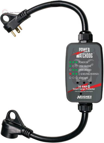 Power Watchdog PWD30, Bluetooth Surge Protector, 30 Amp, Portable, 14 Inch