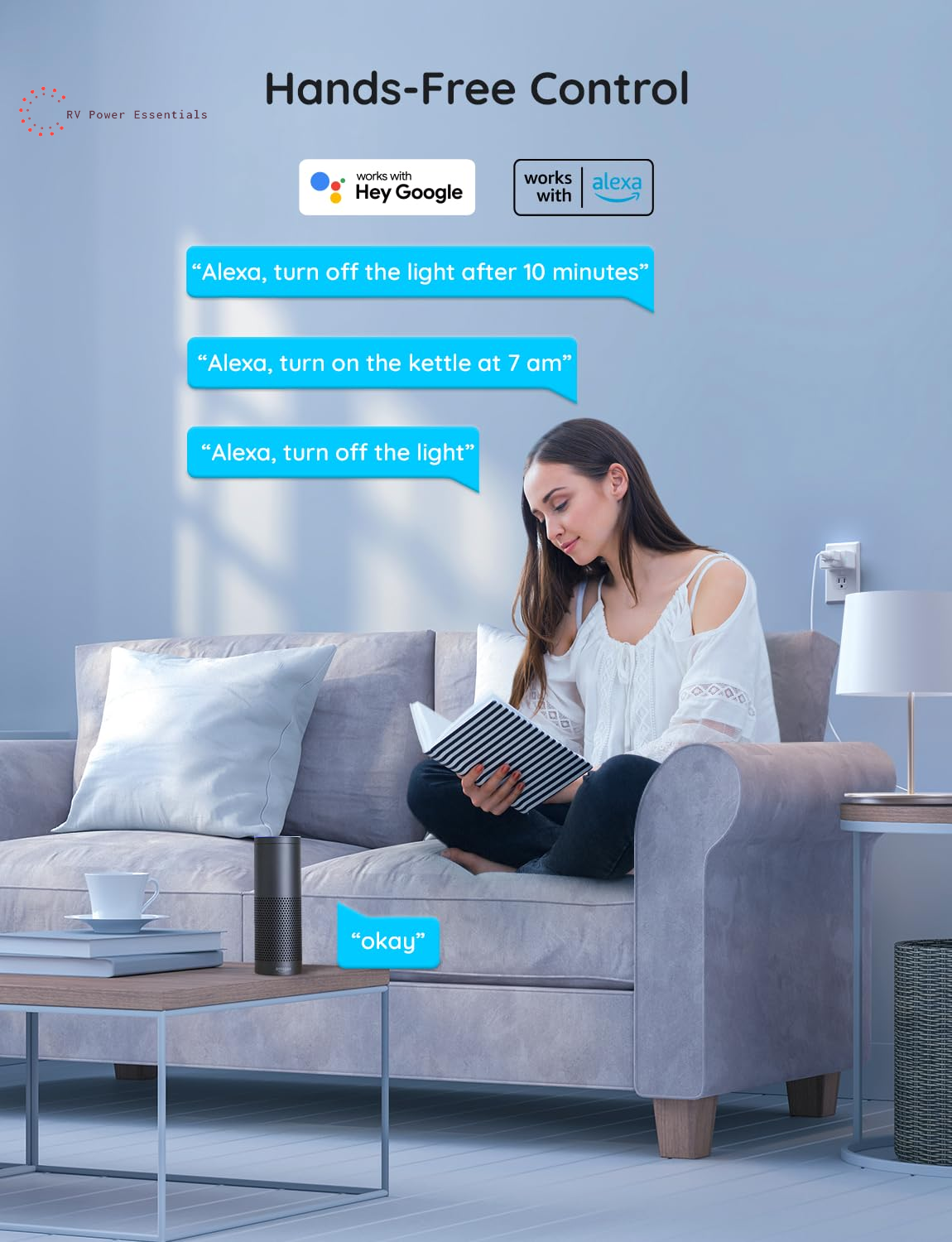 Govee Smart Plug with Energy Monitoring, WiFi Bluetooth Plug Work with Alexa and Google Assistant, 15A Smart Outlets with Timer & Group Controller, No Hub Required, ETL&FCC Certified for Home, 4 Pack