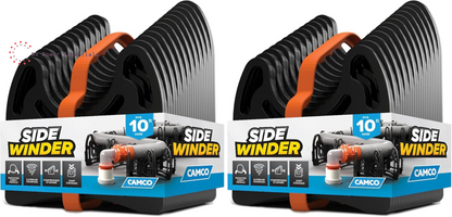 Camco Sidewinder 15-Ft RV Sewer Hose Support - Features Flexible Telescoping Design for Avoiding Obstacles & Deep Cradles Secure RV Sewer Hose - Out-Of-The-Box Ready & Folds for RV Storage (43043)